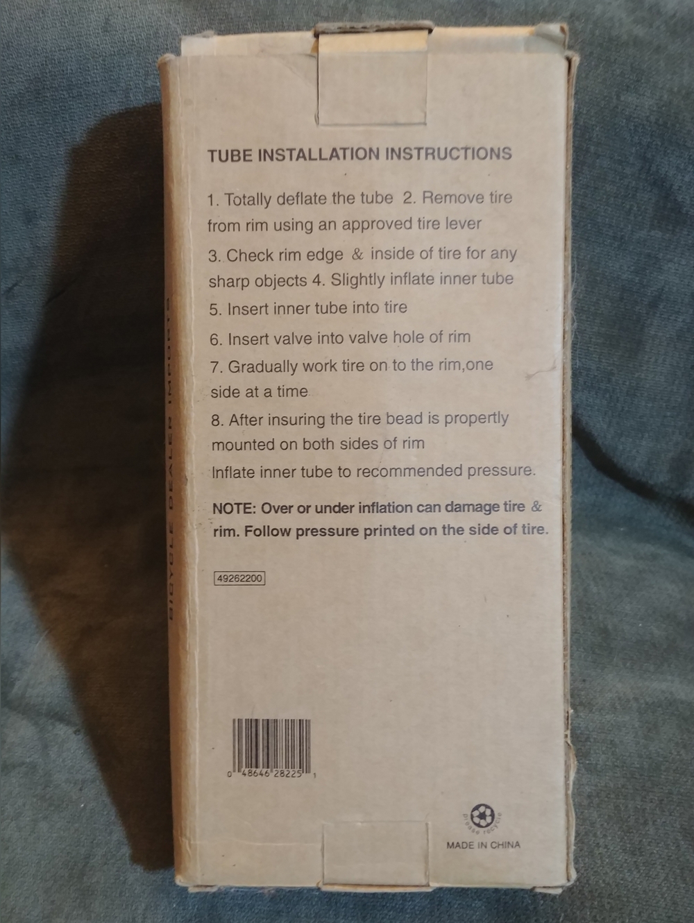 BDI Direct Bicycle Inner Tube - Picture 2 of 4